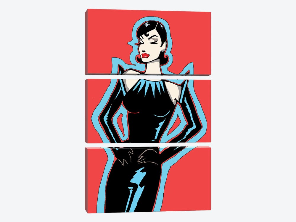 Femme Chic Red by Corey Plumlee 3-piece Canvas Wall Art