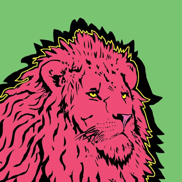 Corey Plumlee: Lion Energy Red by Corey Plumlee