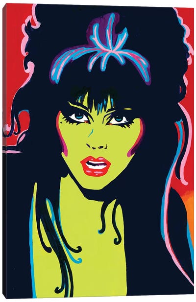 Elvira Canvas Art Print - Best Selling Pop Art