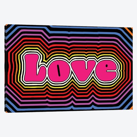 Love Vibes Canvas Print #CYP178} by Corey Plumlee Canvas Print