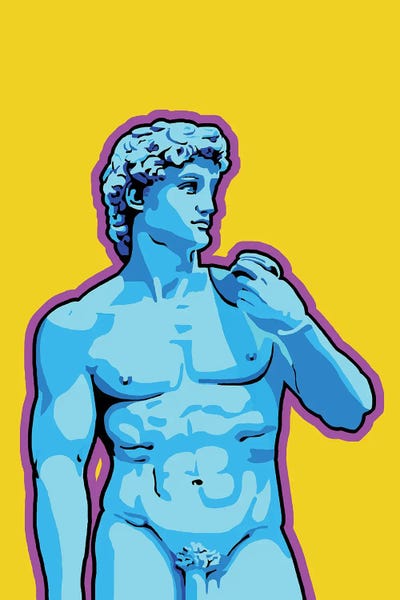 Sculptures & Statues: David Blue by Corey Plumlee