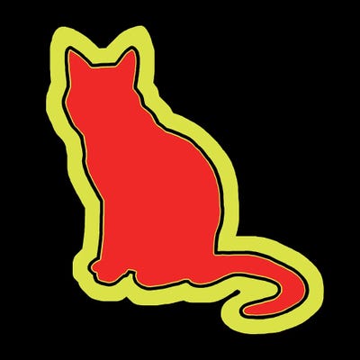 Kitty Red by Corey Plumlee canvas print