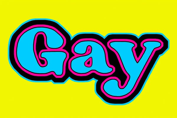 LGBTQ: Gay Yellow by Corey Plumlee