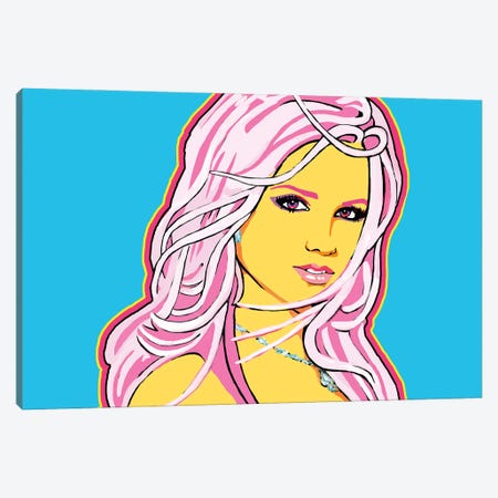 Britney Spears Canvas Print #CYP218} by Corey Plumlee Canvas Artwork
