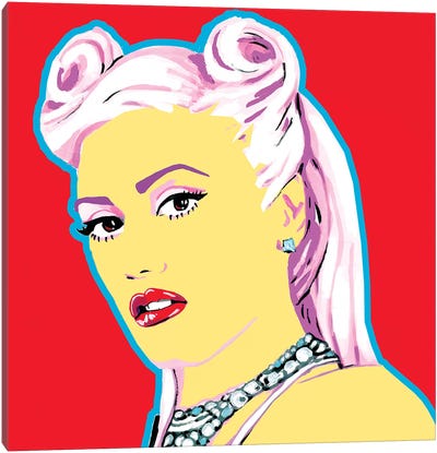 Gwen S Canvas Art Print - Gwen Stefani