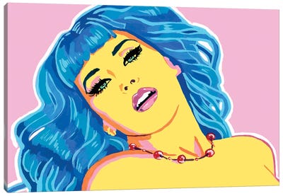 Katy Canvas Art Print - Pop Music Art