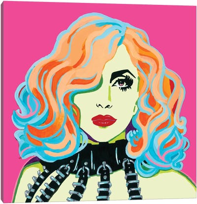 Lady Gaga Canvas Art Print - Pop Culture Lover