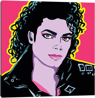 Michael Jackson Canvas Art Print - Corey Plumlee