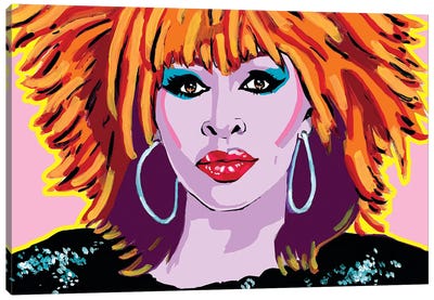 Tina Turner Canvas Art Print - Pop Art