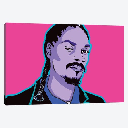 Snoop Canvas Print #CYP44} by Corey Plumlee Canvas Art Print