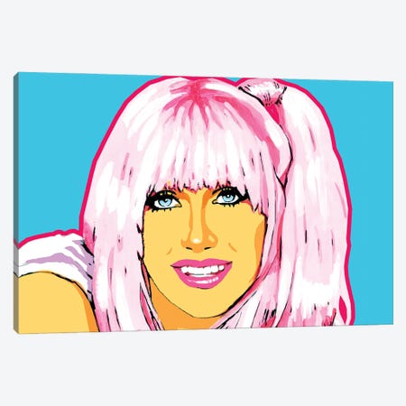 Suzanne Somers Canvas Print #CYP45} by Corey Plumlee Canvas Art Print