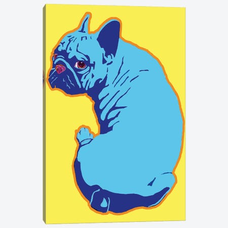 French Bulldog Canvas Print #CYP46} by Corey Plumlee Canvas Art Print