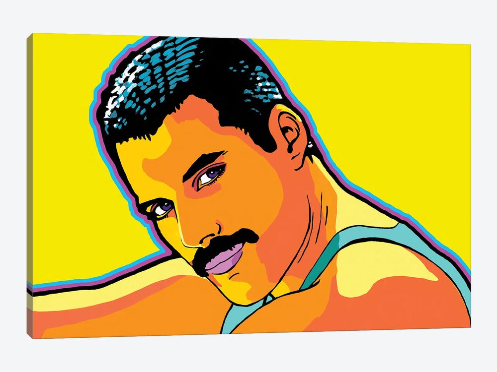 Freddie Mercury by Corey Plumlee 1-piece Canvas Artwork