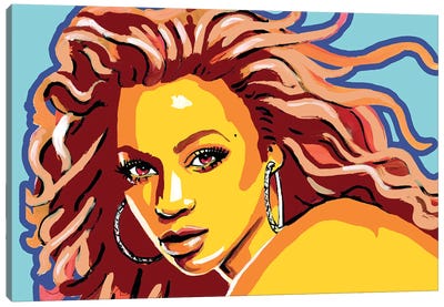 Beyonce Canvas Art Print - Corey Plumlee