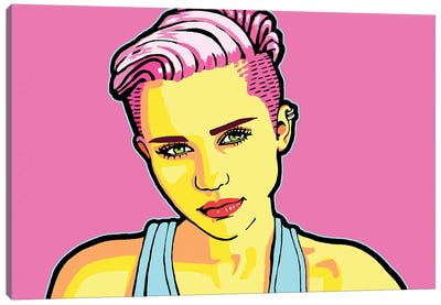 Miley Canvas Art Print - Miley Cyrus