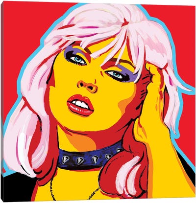Blondie Canvas Art Print - Similar to Andy Warhol