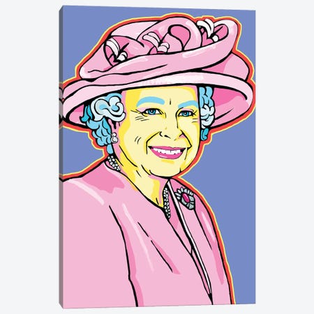 Queen Elizabeth Canvas Print #CYP80} by Corey Plumlee Canvas Artwork