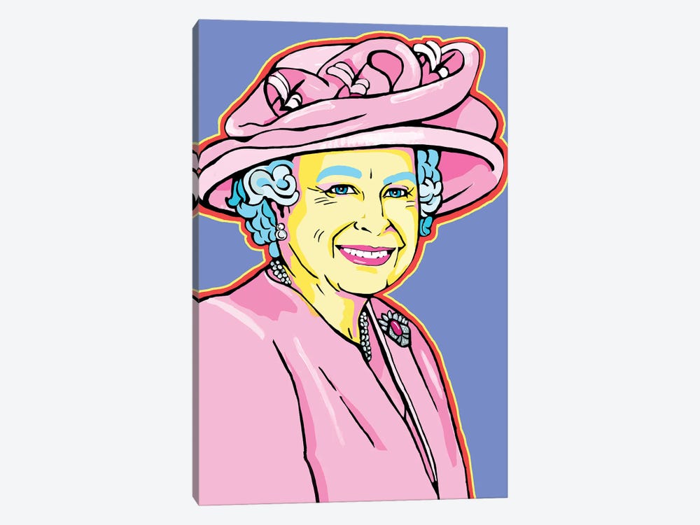 Queen Elizabeth by Corey Plumlee 1-piece Canvas Print