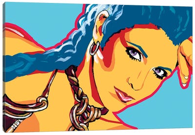 Carrie Fisher Canvas Art Print - Corey Plumlee