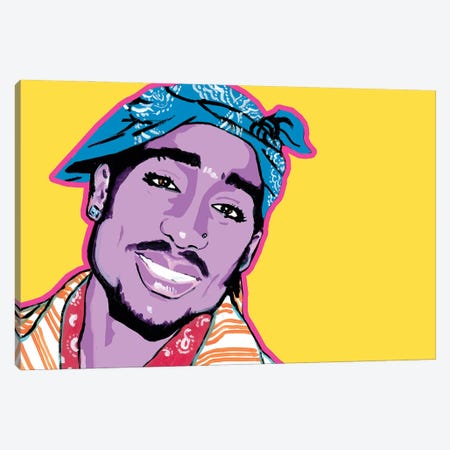 Shakur Canvas Print #CYP83} by Corey Plumlee Canvas Artwork