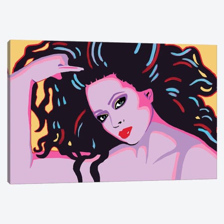 Diana Ross Canvas Print #CYP84} by Corey Plumlee Canvas Art Print