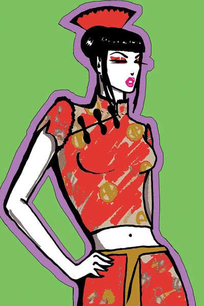 Similar To Roy Lichtenstein: Asia Green by Corey Plumlee