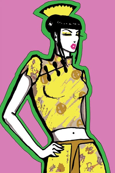 Women's Tops: Asia Pink by Corey Plumlee