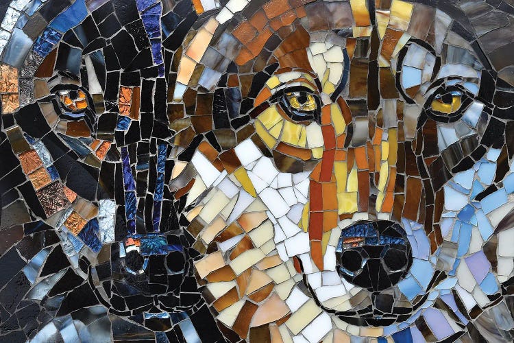 Wolf Glass Mosaic