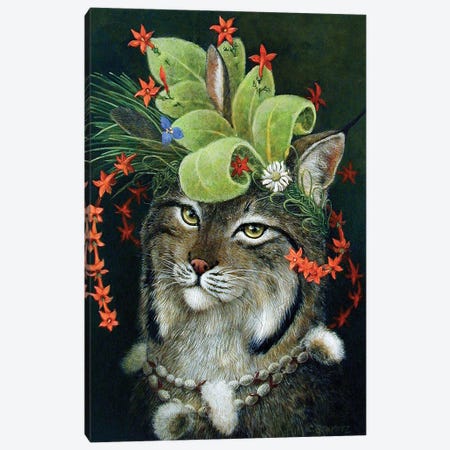 Glorious Forest Hat Canvas Print #CYZ3} by Carolyn Schmitz Canvas Art Print