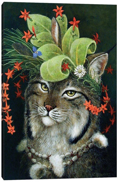 Glorious Forest Hat Canvas Art Print