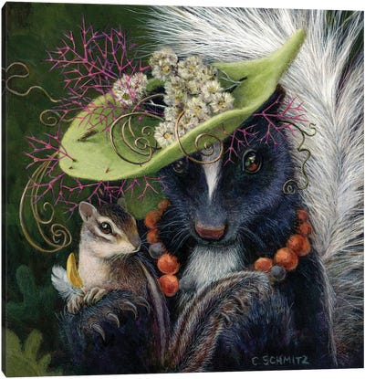 The Hat Maker Canvas Art Print - Badger Art