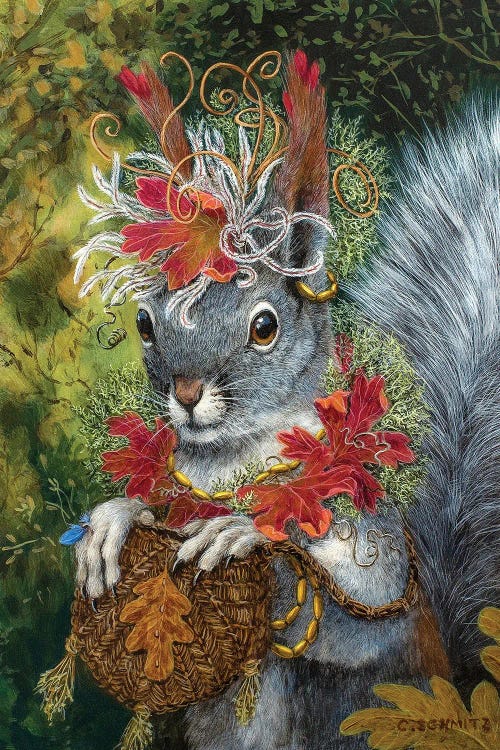 The Squirrel’s Dream by Carolyn Schmitz wall art