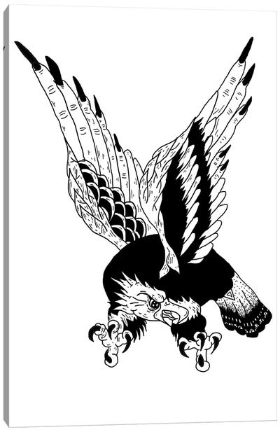 Eagle Canvas Art Print - Nick Cocozza