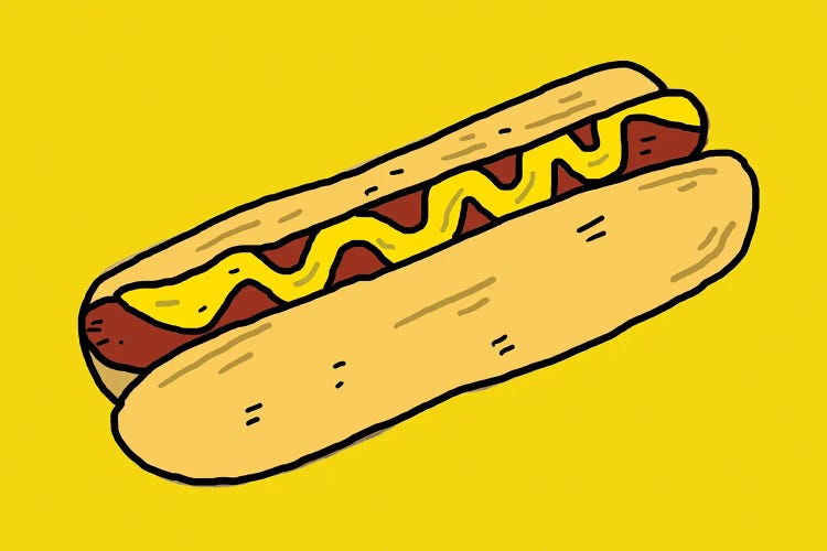 Hotdog by Nick Cocozza wall art