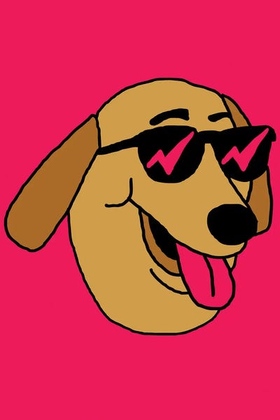 Dog by Nick Cocozza canvas print