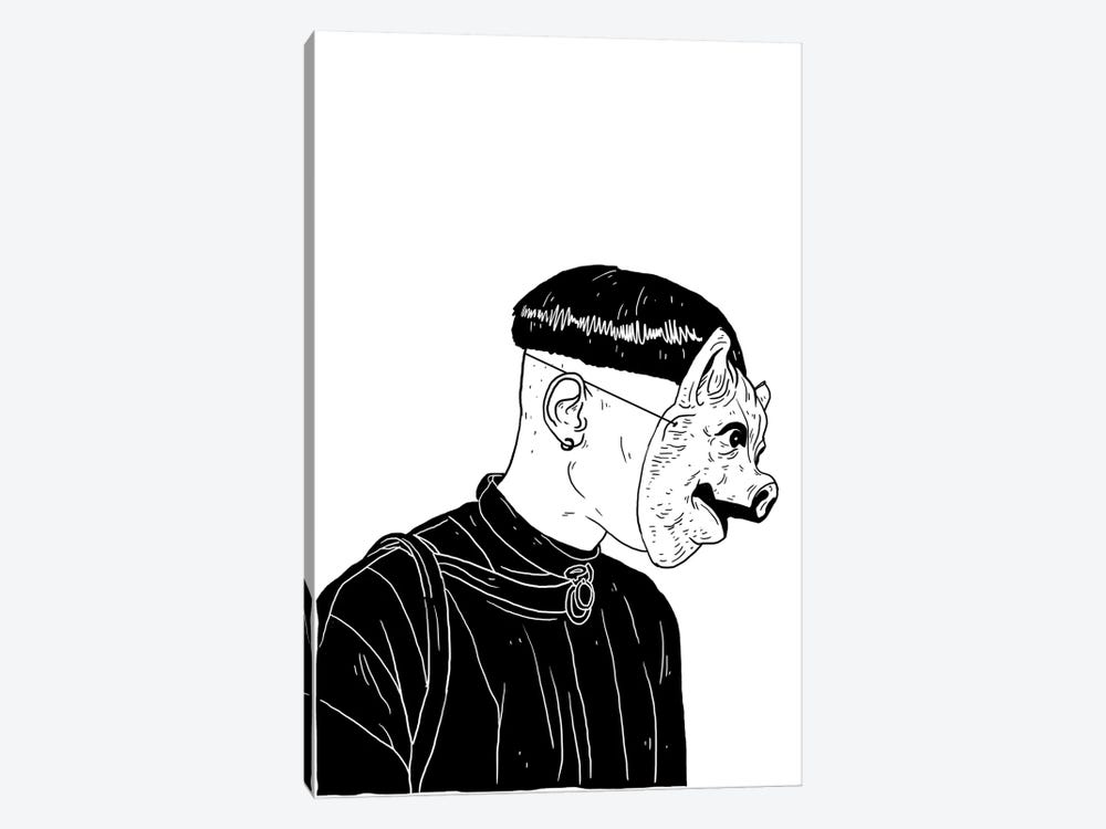 mask by Nick Cocozza 1-piece Canvas Art Print