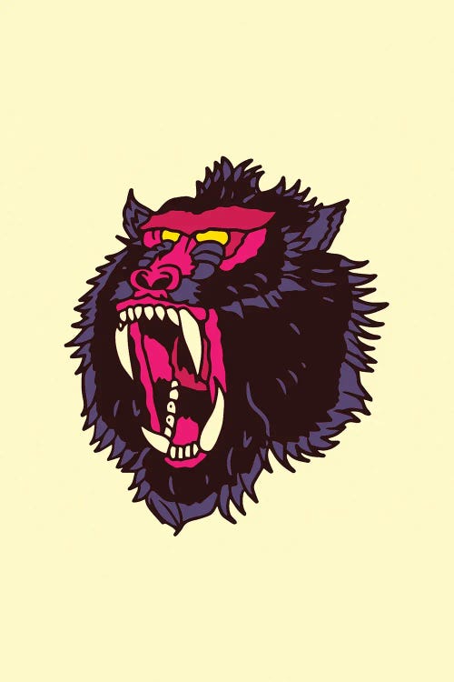 Mandrill by Nick Cocozza wall art