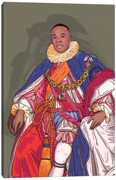 King Dre Canvas Art Print - Dr. Dre