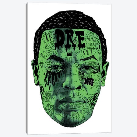 Dr. Dre Canvas Print #CZA12} by Nick Cocozza Canvas Artwork