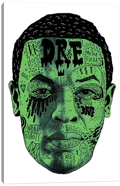 Dr. Dre Canvas Art Print - Nick Cocozza