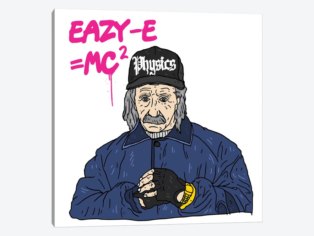 Eazy-Einstein by Nick Cocozza 1-piece Art Print