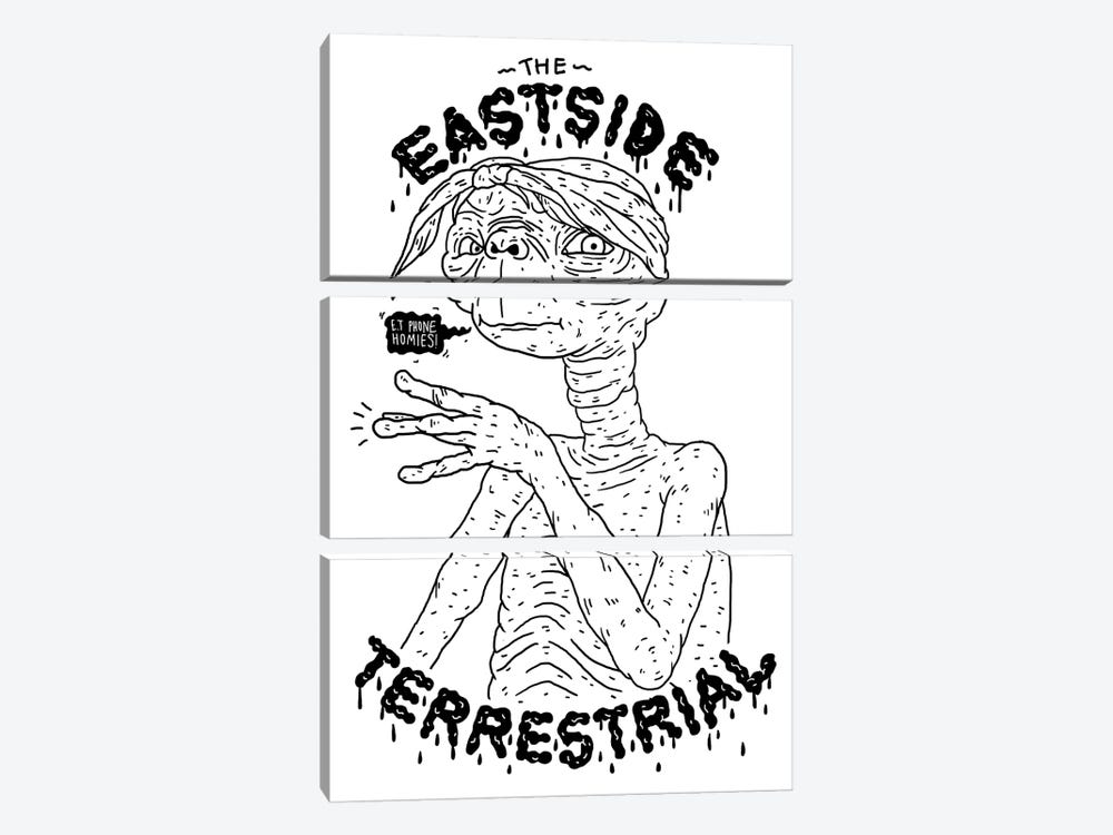 ET: The Eastside Terrestrial by Nick Cocozza 3-piece Canvas Wall Art