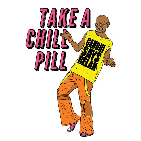 Satirical Humor: Gandhi by Nick Cocozza