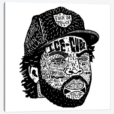 Ice Cube Canvas Print #CZA21} by Nick Cocozza Art Print