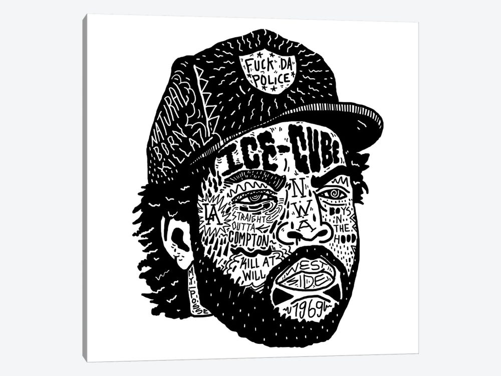 Ice Cube by Nick Cocozza 1-piece Canvas Wall Art