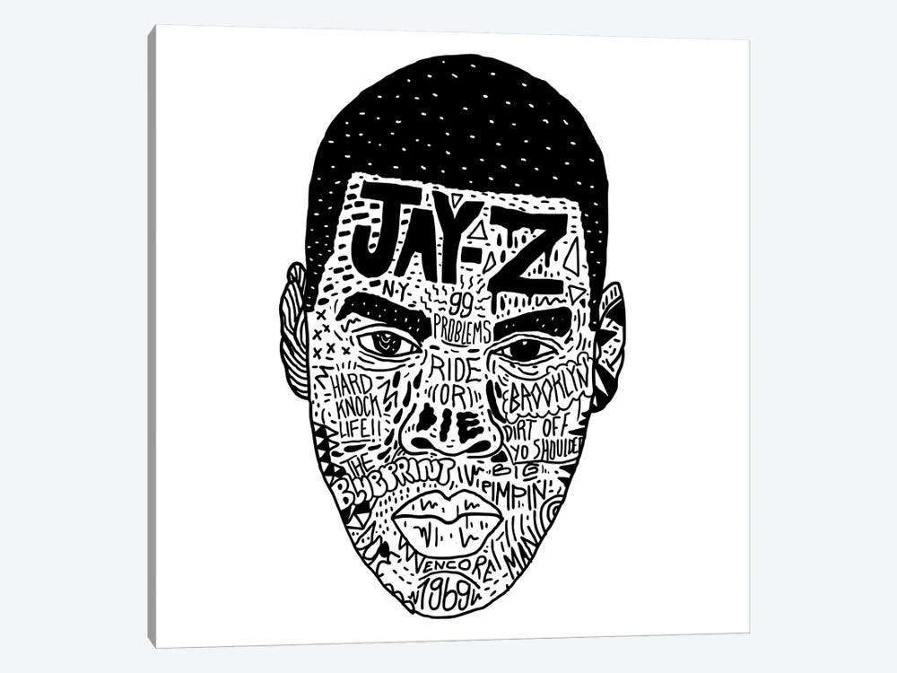Jay-Z by Nick Cocozza 1-piece Canvas Print