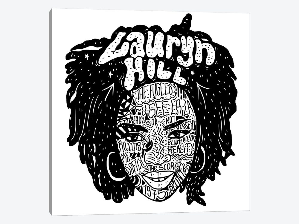 Lauryn Hill by Nick Cocozza 1-piece Canvas Print
