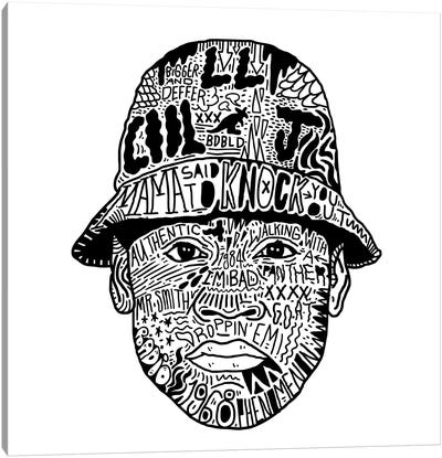 LL Cool J Canvas Art Print - Nick Cocozza