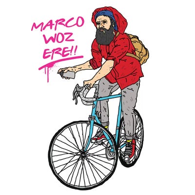 Marco Polo by Nick Cocozza framed canvas print