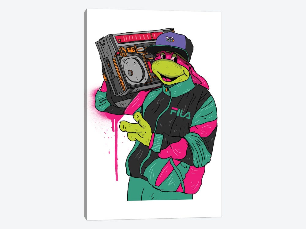 90's Turtle by Nick Cocozza 1-piece Art Print